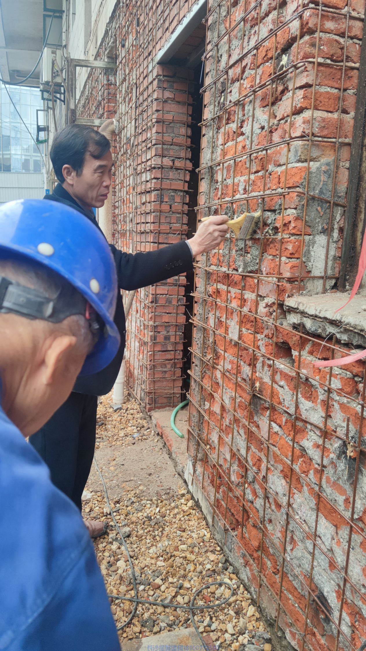 瀏陽市鎮(zhèn)頭鎮(zhèn)使用長沙星聚建材M30水泥復合砂漿案例